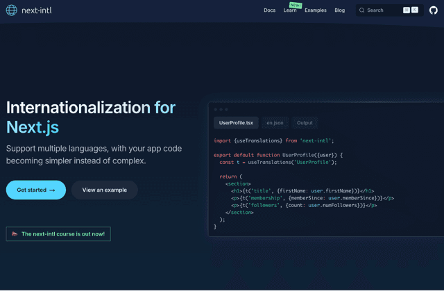 next-intl screenshot