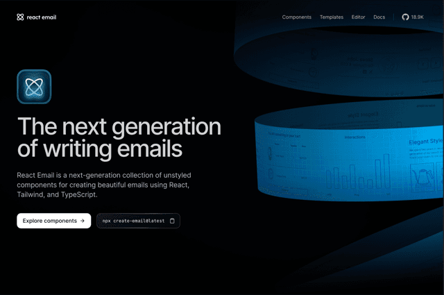 React Email screenshot